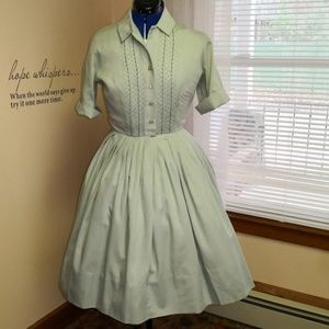 Vintage 1950s Rockabilly Swing Dress